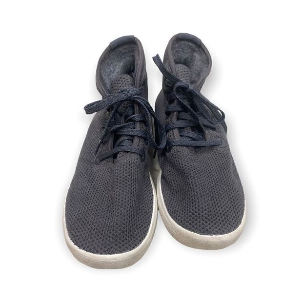 Allbirds Tree Topper TT High Top Sneaker mens Sz 9 Wool Lined Shoes Charcoal - Picture 2 of 6